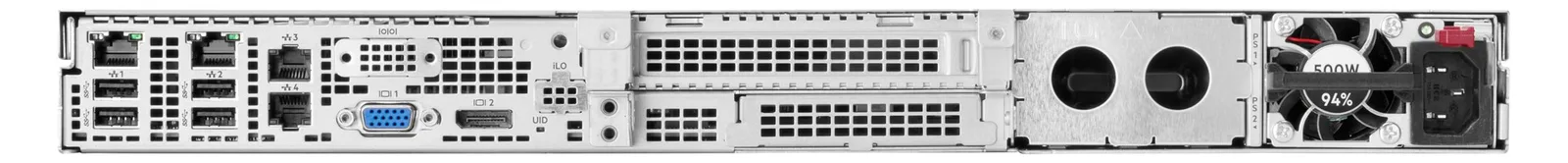 HPE ProLiant DL20 Gen11 - Server - Rack-Montage - 1U - 1-Weg - 1 x Xeon 6333P - RAM 32 GB - SATA/SAS/NVMe - Hot-Swap2.5, Ansicht 3
