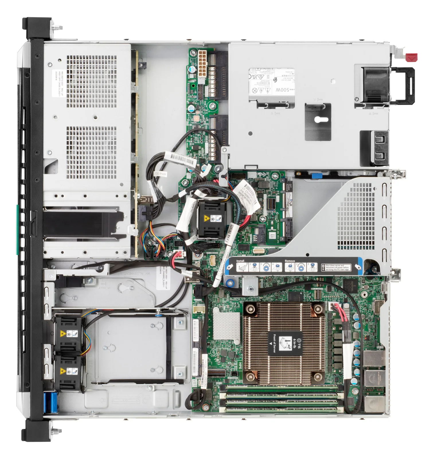 HPE ProLiant DL20 Gen11 - Server - Rack-Montage - 1U - 1-Weg - 1 x Xeon E-2434 / 3.4 GHz - RAM 32 GB - SATA, Ansicht 2