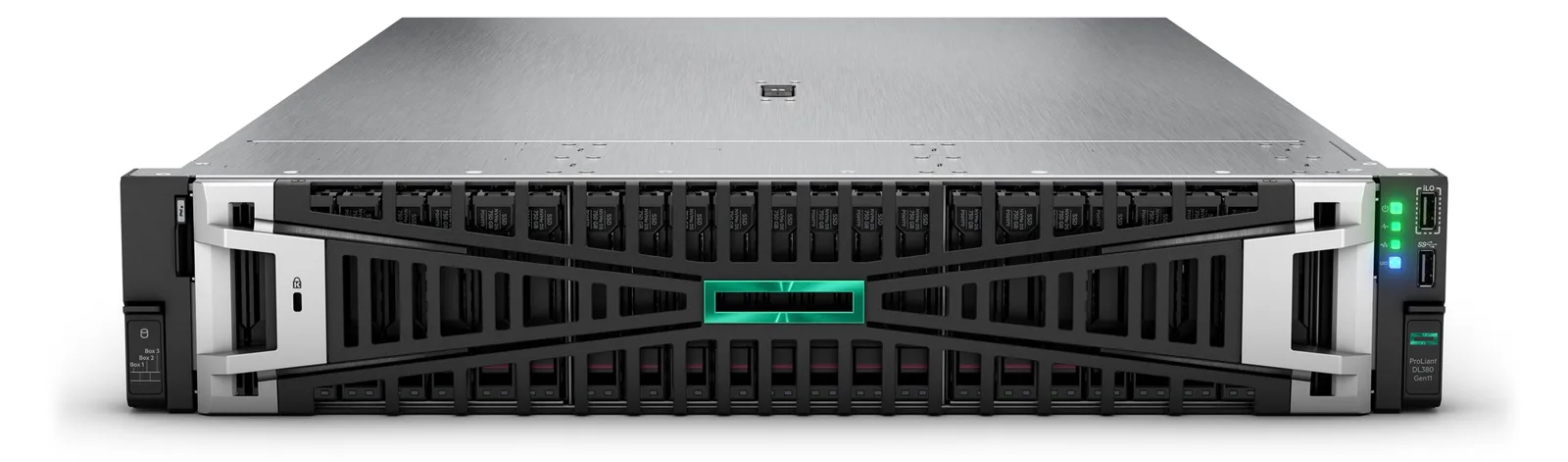 HPE ProLiant DL380 Gen11 - Server - Rack-Montage - 2U - zweiweg - 1 x Xeon Silver 4509Y / 2.6 GHz - RAM 64 GB - SATA/SAS, Ansicht 3