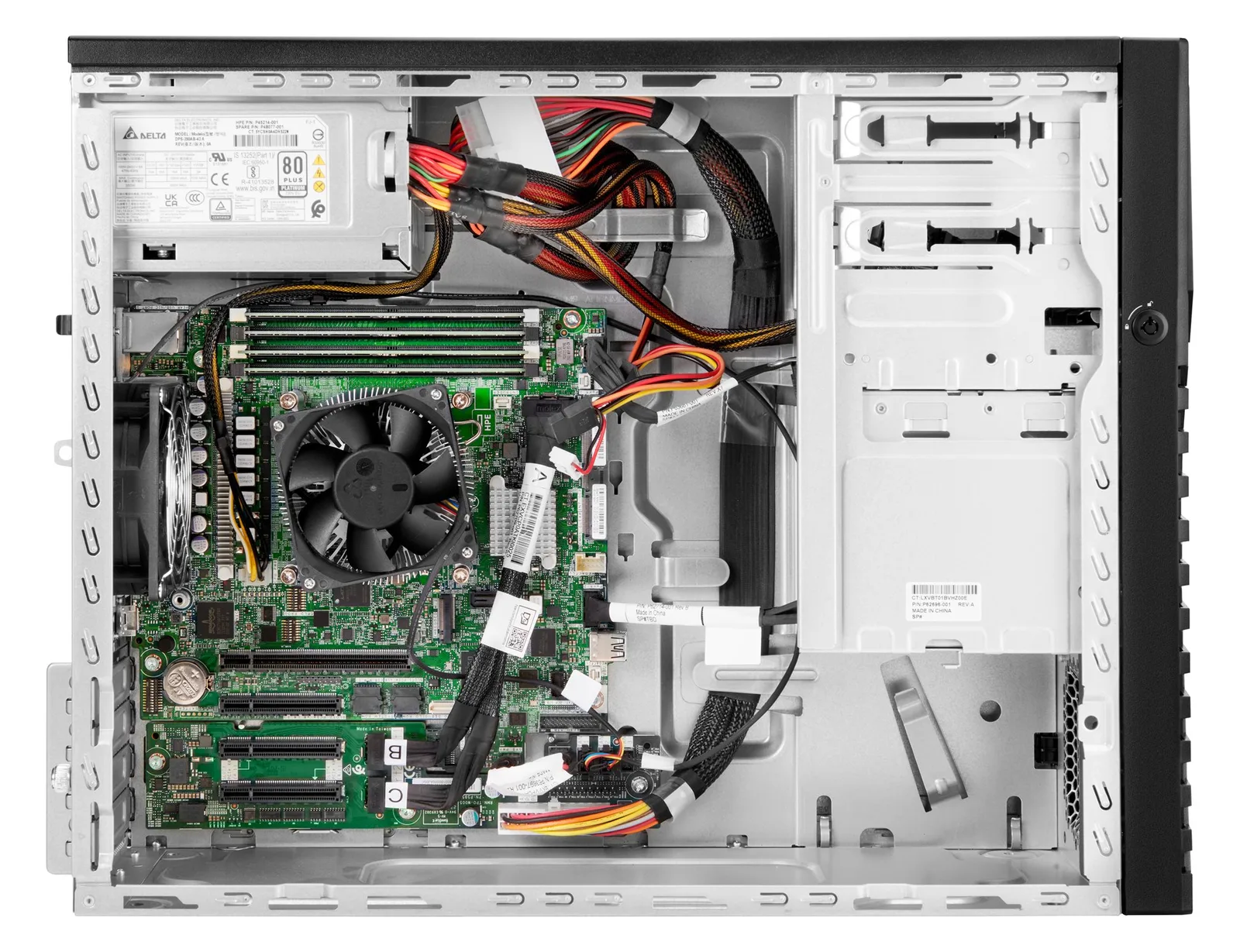 HPE ProLiant ML30 Gen11 - Server - Tower - 4U - 1-Weg - 1 x Xeon 6333P - RAM 32 GB - SATA - Hot-Swap 6.4 cm (2.5), Ansicht 3