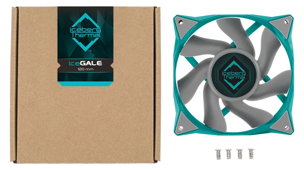 Iceberg Interactive Iceberg Thermal IceGALE - Ventilator - 12 cm - 500 RPM - 1850 RPM - 35 dB - 76 cfm, Ansicht 4