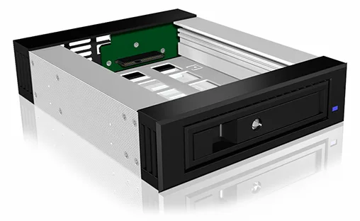 ICY BOX Carrier IB-129SSK-B mit 4 HDD Schrauben black, Ansicht 3
