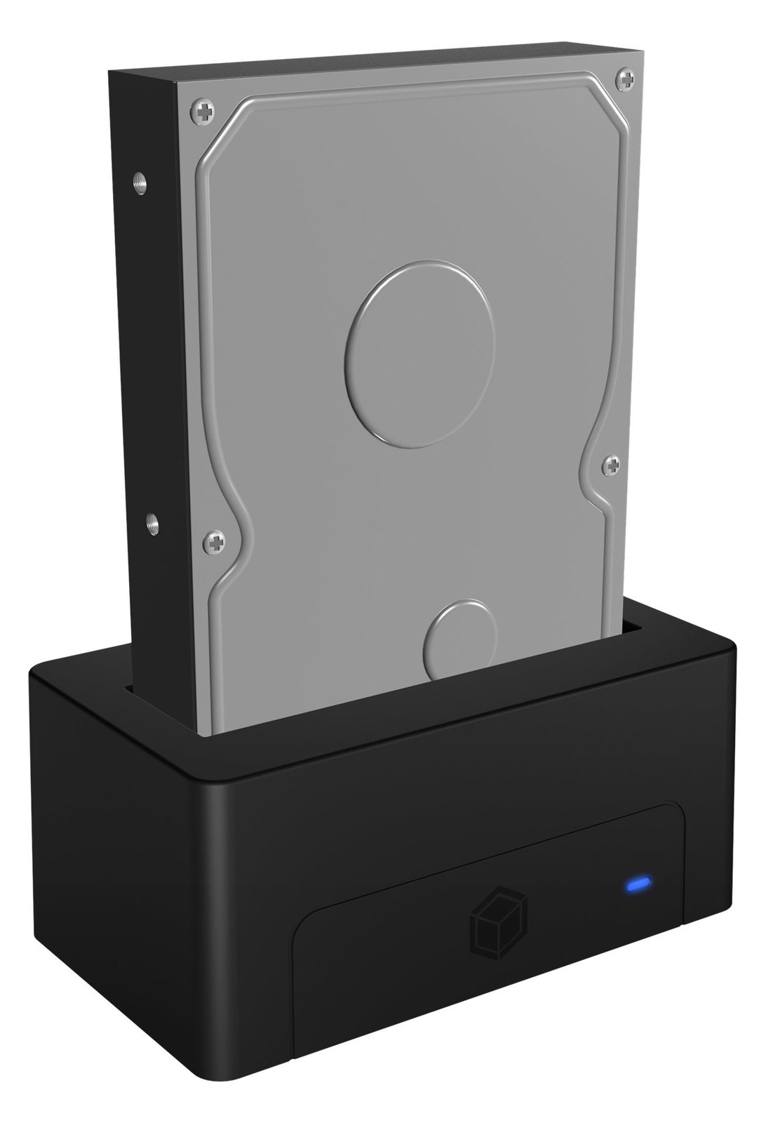 ICY BOX IB-1121-U3 - HDD-Dockingstation mit Datenanzeige, Netzanzeige, Ein/Aus-Schalter Schächte: 1 - 2,5 / 3,5 von LumaTech