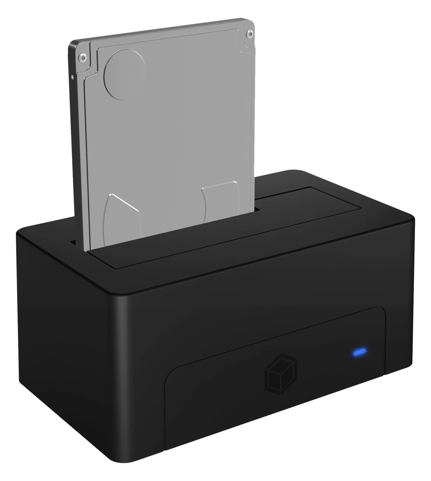 ICY BOX IB-1121-U3 - HDD-Dockingstation mit Datenanzeige, Netzanzeige, Ein/Aus-Schalter Schächte: 1 - 2,5 / 3,5, Ansicht 3