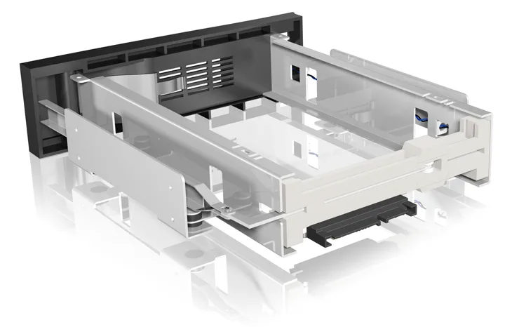 ICY BOX IB-168SK-B - Mobiles Speicher-Rack - 3.5 (8.9 cm), Ansicht 4
