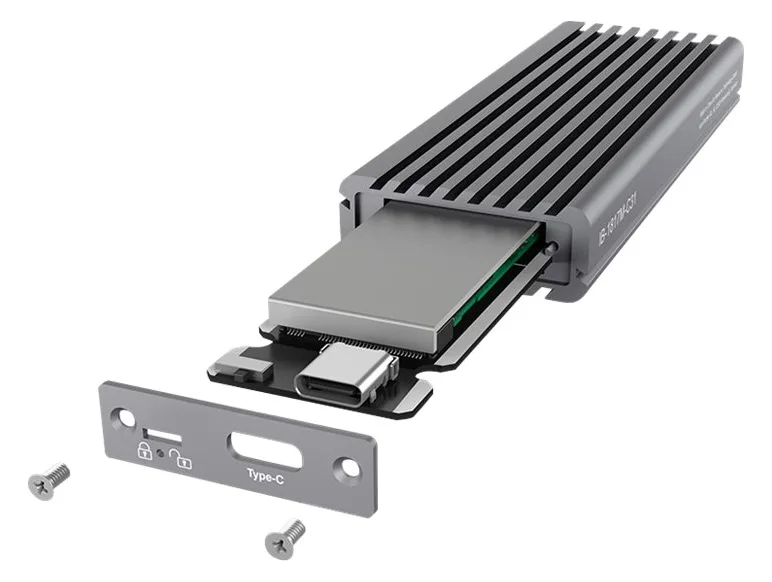 ICY BOX IB-1817M-C31 - Speichergehäuse mit Datenanzeige - M.2 - NVMe - USB 3.1 (Gen 2), Ansicht 3