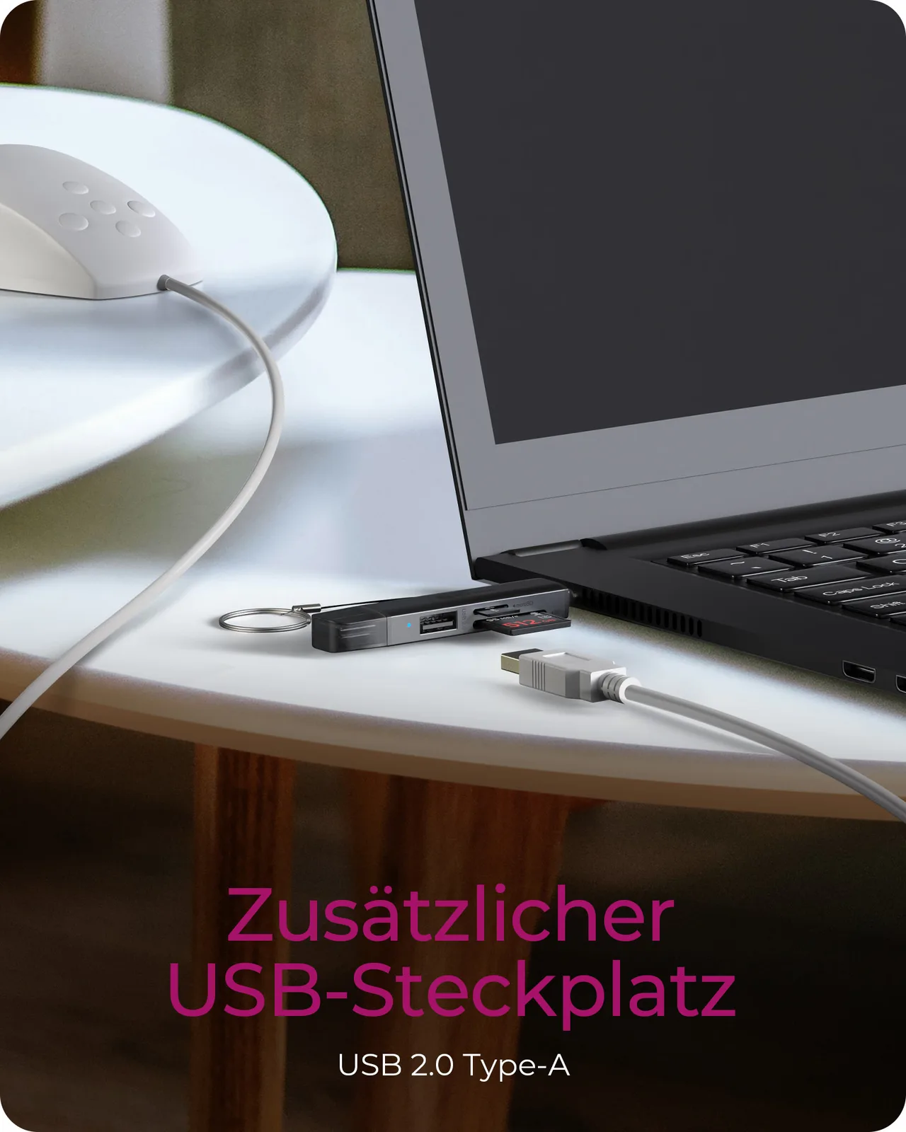 ICY BOX IB-CR203-CU3 USB 3.2 Gen 1 Card - Card-Reader, Ansicht 3