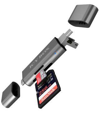 ICY BOX ICY BOX IB-CR200-C - Kartenleser (MMC, SD, microSD, SDHC, microSDHC, SDXC, microSDXC, SDHC UHS-I von LumaTech