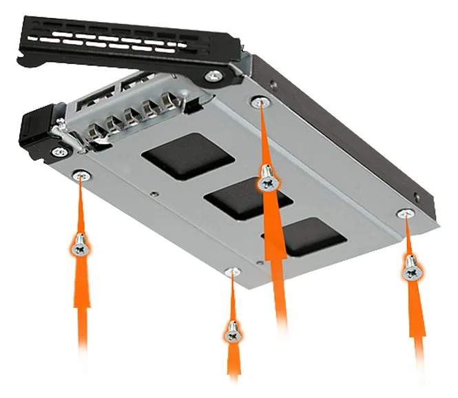Icy Dock EZ Slide MB992TRAY-B - Wechselrahmen (Schacht), Ansicht 4