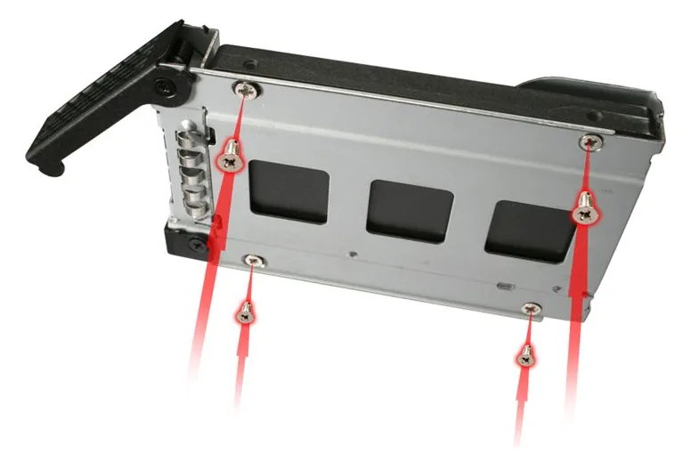 Icy Dock EZ Slide Mini MB994TK-B - Träger für Speicherlaufwerk (Caddy), Ansicht 5