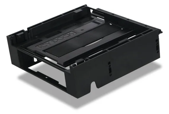 Icy Dock FLEX-FIT Duo MB343SPO - Laufwerksschachtadapter - 5.25 to 1 x 3.5 and 1 x 5.25 Slim Line, Ansicht 2