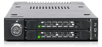 Icy Dock ToughArmor MB834M2K-B - Mobiles Speicher-Rack mit Kühlkörper von LumaTech