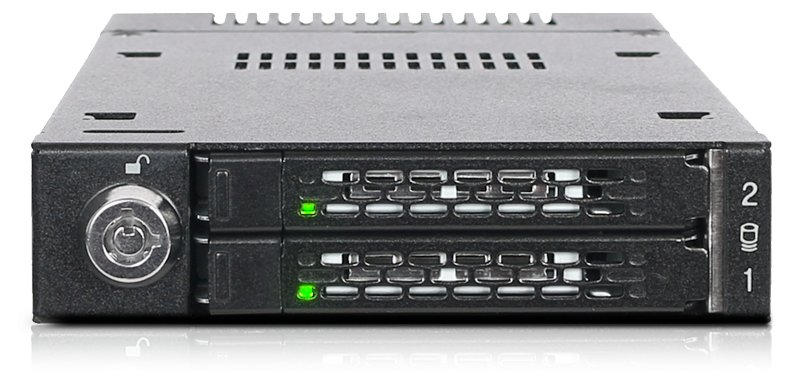 Icy Dock ToughArmor MB834M2K-B - Mobiles Speicher-Rack mit Kühlkörper
