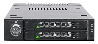 Icy Dock ToughArmor MB834M2K-B - Mobiles Speicher-Rack mit Kühlkörper, Ansicht 2
