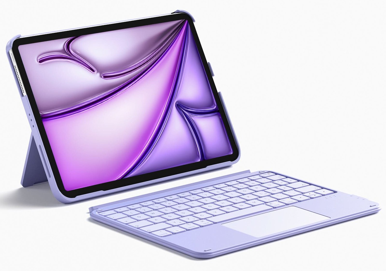 Inateck Keyboard iPad 11 purple 10th Generation Compatible - Tastatur - TL: Deutsch, QWERTZ