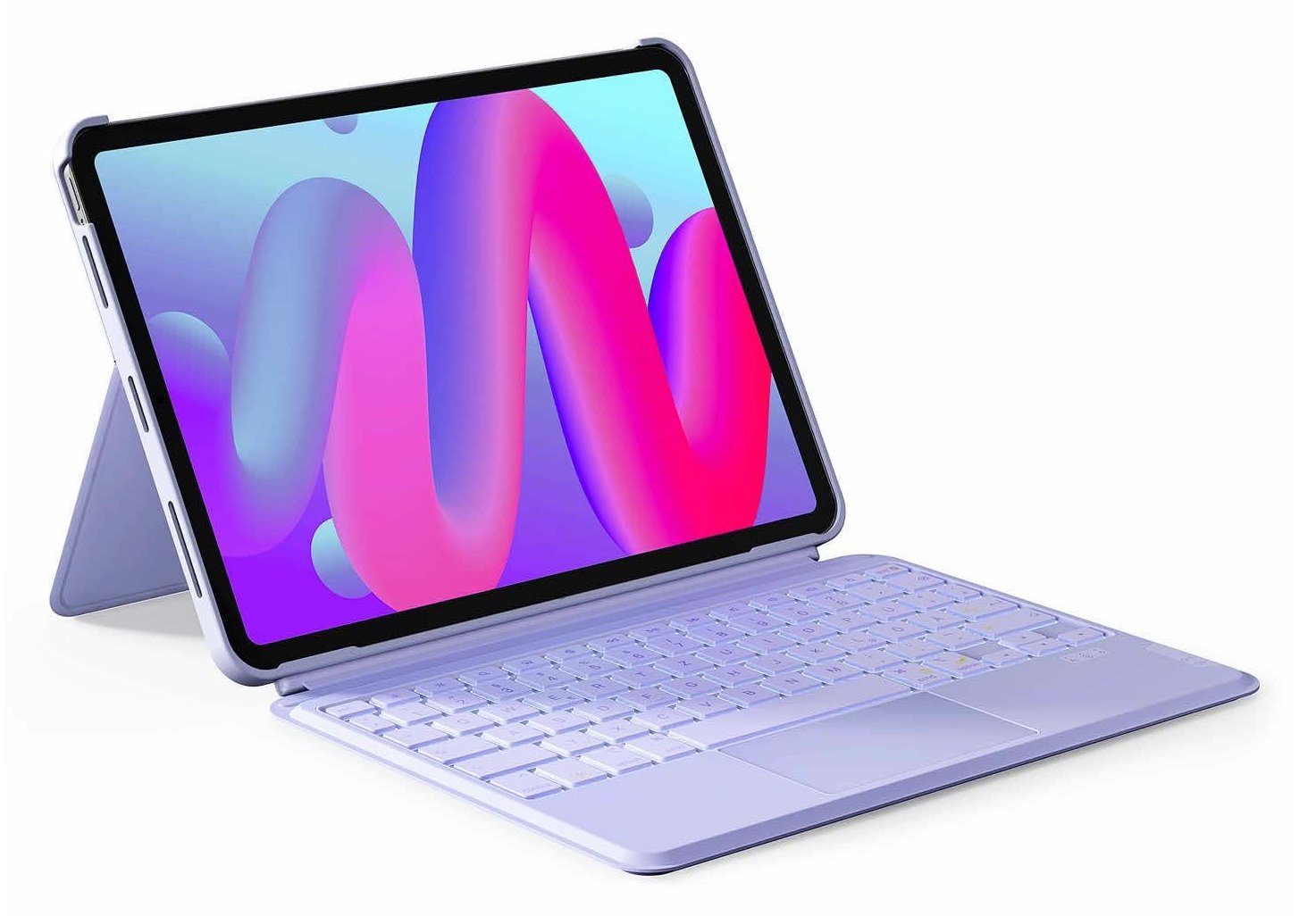Inateck Keyboard iPad 11 purple Air 4/5 Generation COM - Tastatur - TL: Deutsch, QWERTZ