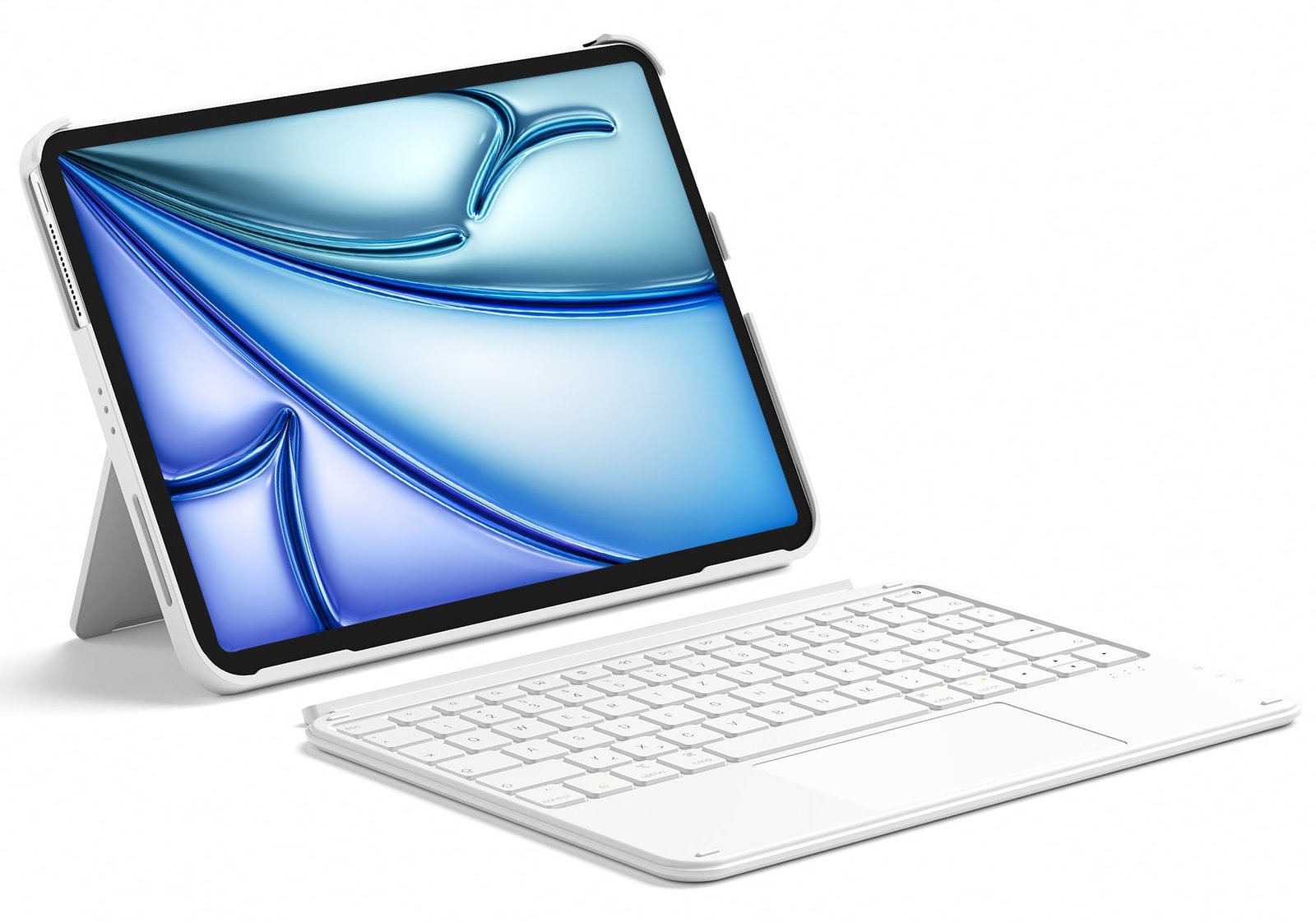 Inateck Keyboard iPad 11 white 10th Generation Compatible - Tastatur - TL: Deutsch, QWERTZ