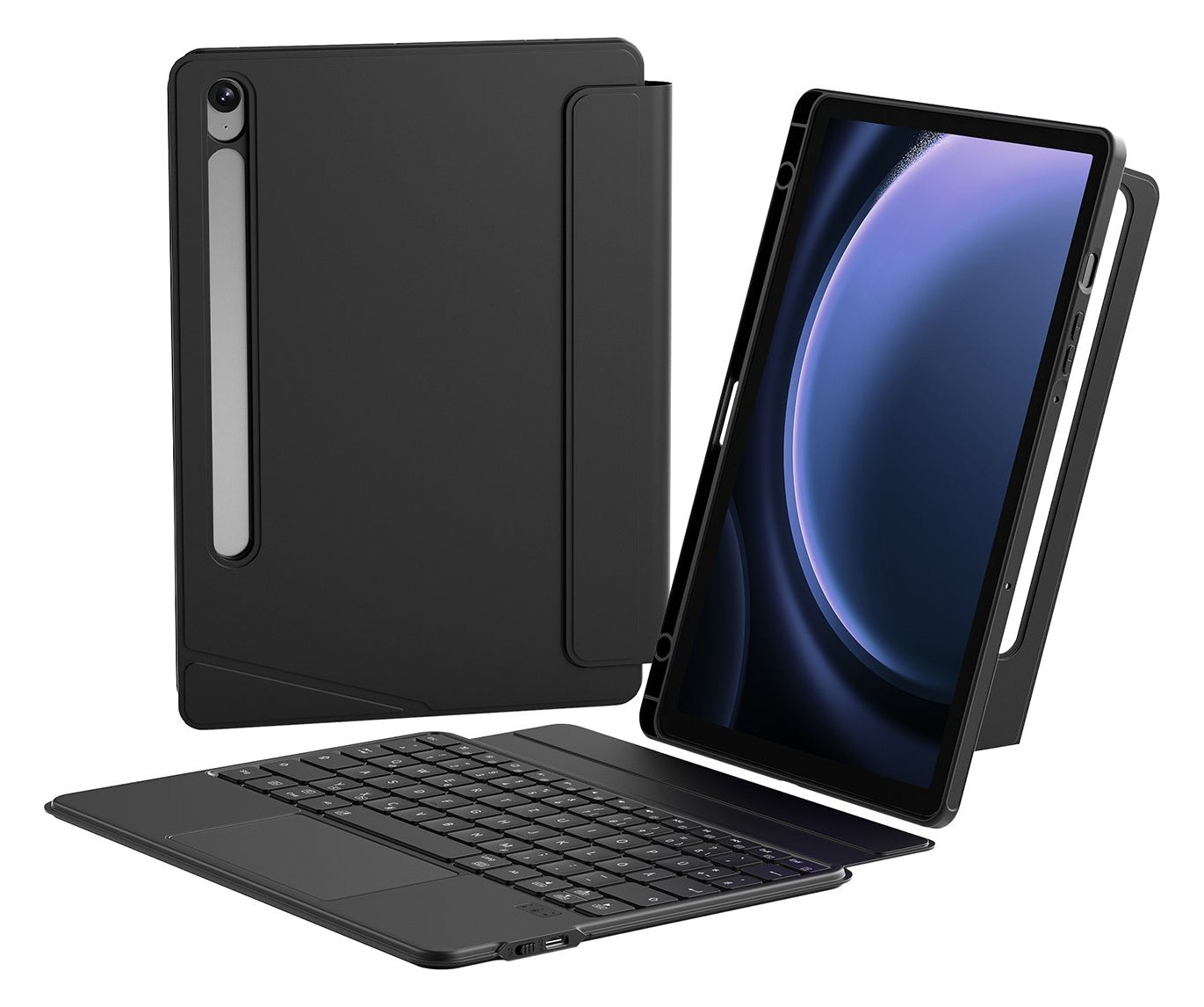 Inateck N0064_black Galaxy Tab Tastatur mit Touchpad - TL: Deutsch, QWERTZ