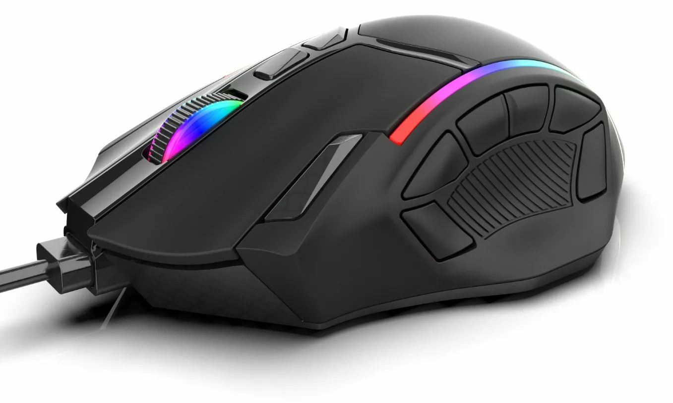 INCA Gaming Maus IMG-351 12800 DPI, RGB, USB - Maus - 12.800 dpi, Ansicht 2