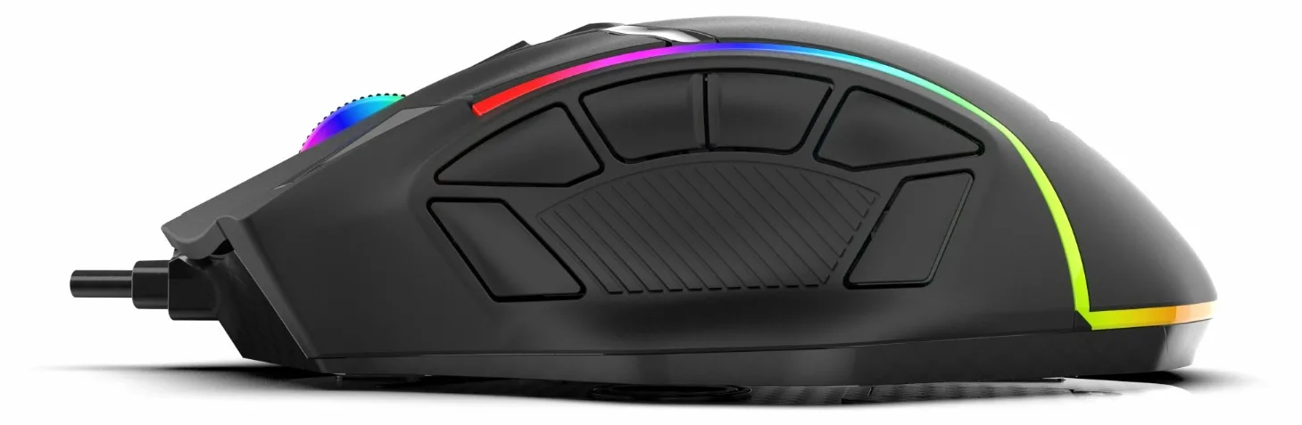 INCA Gaming Maus IMG-351 12800 DPI, RGB, USB - Maus - 12.800 dpi, Ansicht 4