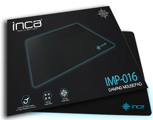 INCA Gaming Mauspad IMP-16 220x350x3mm schwarz, Ansicht 4