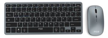 INCA IBK-572BT - 60% - Kabellos - RF Wireless + Bluetooth - LED - Schwarz - Maus enthalten von LumaTech