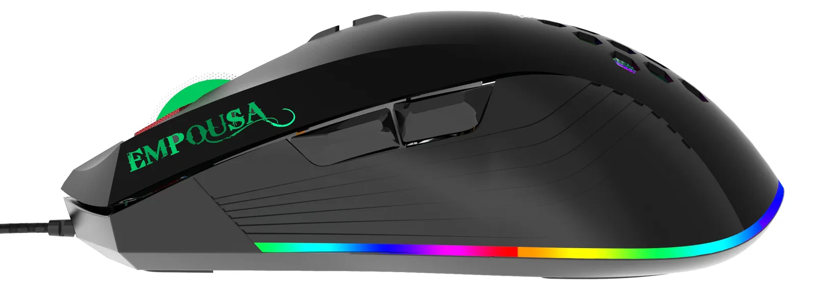 INCA IMG-347 - rechts - Optisch - USB Typ-A - 7200 DPI - Schwarz, Ansicht 2