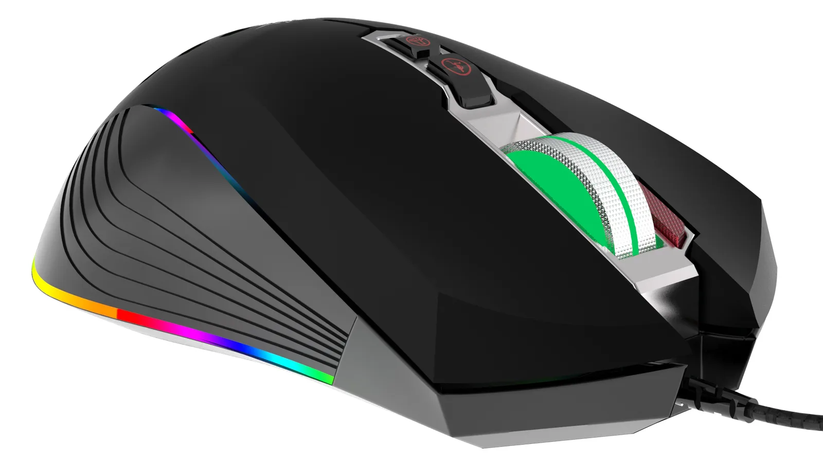 INCA IMG-347 - rechts - Optisch - USB Typ-A - 7200 DPI - Schwarz, Ansicht 3