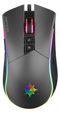INCA IMG-GT19 - rechts - USB Typ-A - 4800 DPI - Schwarz - Grau von LumaTech