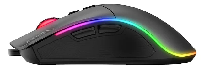 INCA IMG-GT19 - rechts - USB Typ-A - 4800 DPI - Schwarz - Grau, Ansicht 3