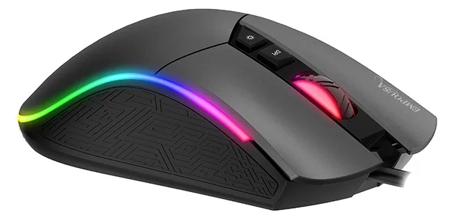 INCA IMG-GT19 - rechts - USB Typ-A - 4800 DPI - Schwarz - Grau, Ansicht 4