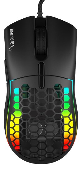 INCA IMG-GT20 - Beidhändig - Optisch - USB Typ-A - 10000 DPI - Schwarz