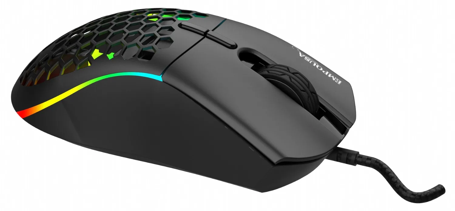 INCA IMG-GT20 - Beidhändig - Optisch - USB Typ-A - 10000 DPI - Schwarz, Ansicht 3