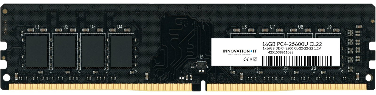 Innovation IT 3200 16GB Innovation IT CL22 1.2V LD (CL22-22-22) - 16 GB von LumaTech