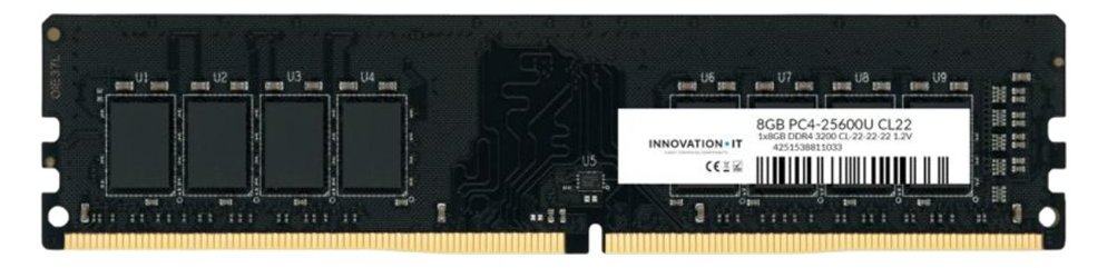 Innovation IT 3200 8GB Innovation IT CL22-22-22 1.2V LD 8-Chip - 8 GB von LumaTech