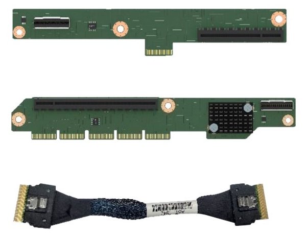 Intel PCIe Interposer Kit - Riser Card - für Server System M50CYP1UR204 von LumaTech