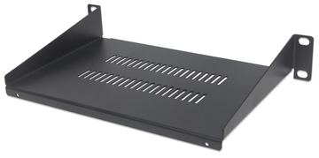 Intellinet 10 Fachboden zur Frontmontage, 1 HE, Montage an den beiden vorderen Profilschienen, 150 mm Tiefe von LumaTech