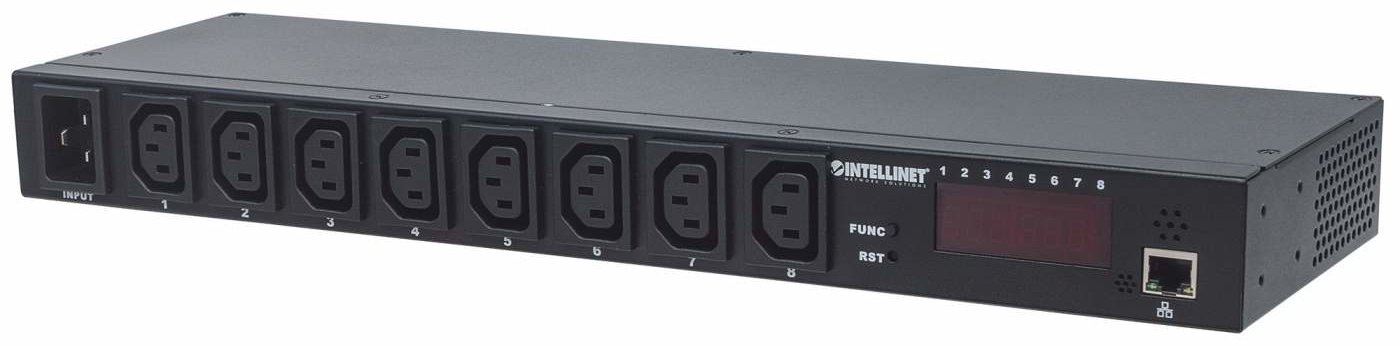 Intellinet 19 8-fach IP-Steckdosenleiste / Smart PDU mit C13-Kaltgerätesteckdosen, Kontrolliert Strom von LumaTech