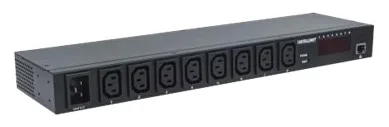 Intellinet 19 8-fach IP-Steckdosenleiste / Smart PDU mit C13-Kaltgerätesteckdosen, Kontrolliert Strom, Ansicht 2
