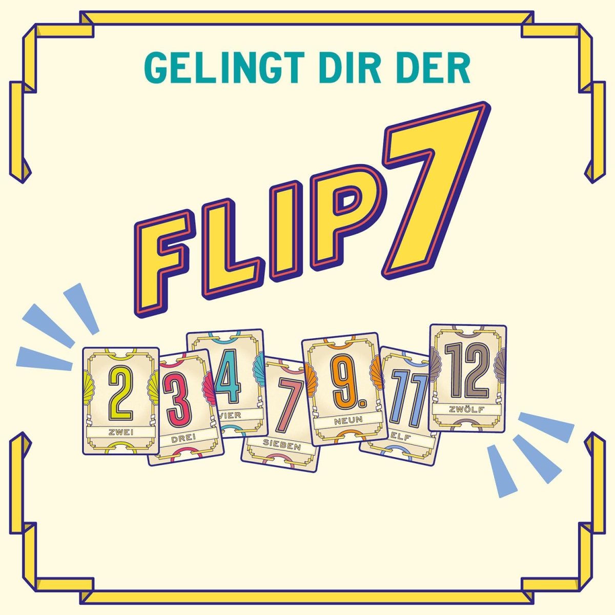 Kosmos 685430 Flip 7, deutsche Ausgabe, Kartenspiel mit schnellem und einfachen Black Jack Prinzip, für 3-18 Personen ab 8 Jahren, Spiel für große Gruppen, nominiert zum Spiel des Jahres 2025 — Bild 5