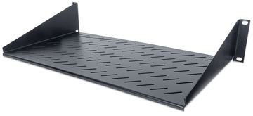 Intellinet 19 Fachboden zur Frontmontage, 2 HE, Montage an den beiden vorderen Profilschienen, 250 mm Tiefe, schwarz von LumaTech