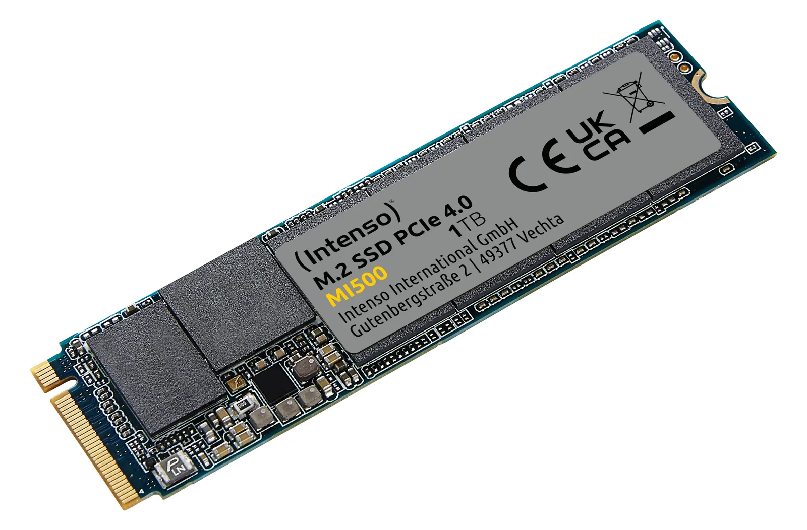 Intenso M.2 SSD MI500 1TB PCIe NVMe Gen 4x4, Ansicht 2