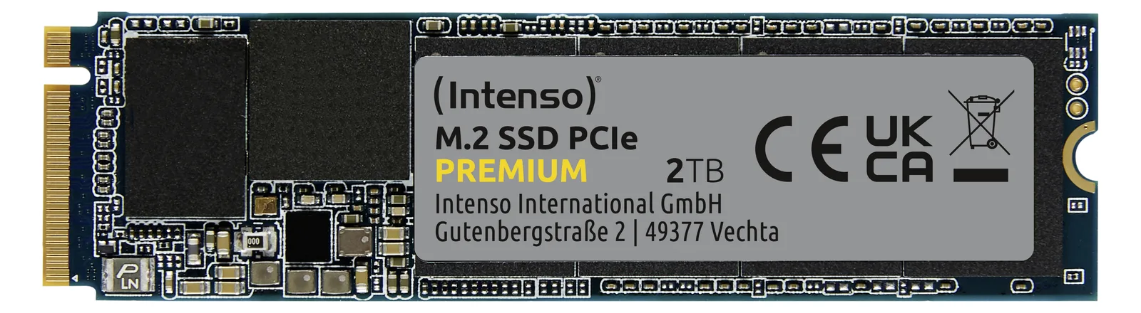 Intenso PREMIUM - SSD - 2 TB - intern - M.2 2280 - PCIe 3.0 x4 (NVMe), Ansicht 3
