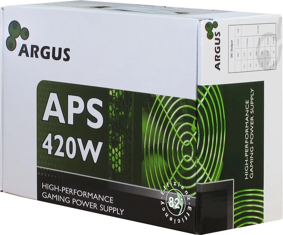 Inter-Tech Argus APS-420W - Netzteil (intern) - ATX12V 2.31, Ansicht 2