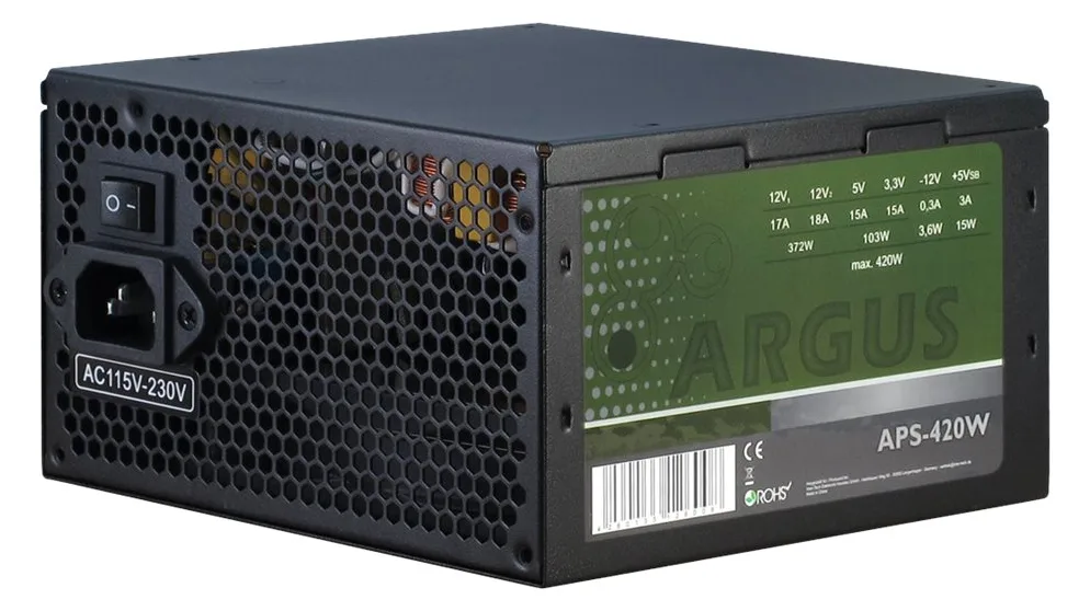 Inter-Tech Argus APS-420W - Netzteil (intern) - ATX12V 2.31, Ansicht 3