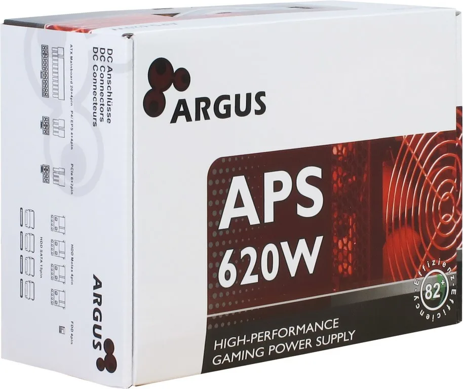 Inter-Tech Argus APS-620W - Netzteil (intern) - ATX12V 2.31, Ansicht 2