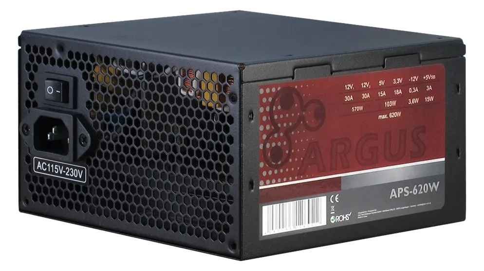 Inter-Tech Argus APS-620W - Netzteil (intern) - ATX12V 2.31, Ansicht 4
