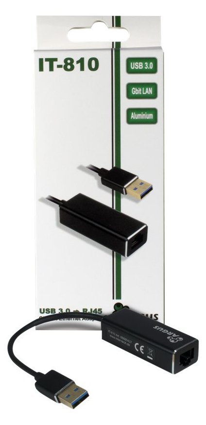 Inter-Tech Argus IT-810 - Netzwerkadapter - USB 3.0 - Gigabit Ethernet von LumaTech