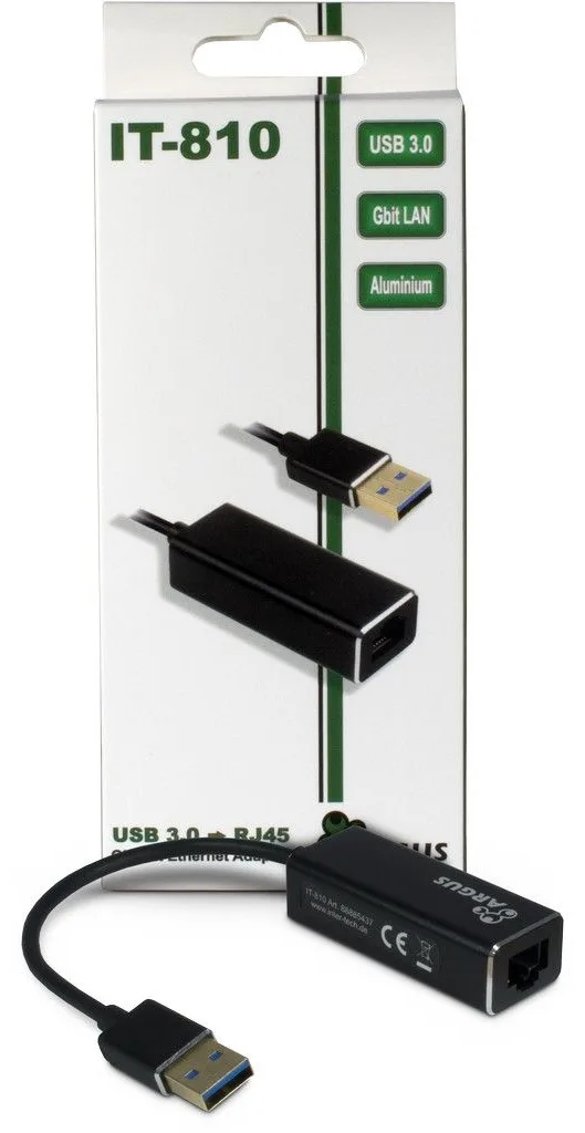 Inter-Tech Argus IT-810 - Netzwerkadapter - USB 3.0 - Gigabit Ethernet, Ansicht 4