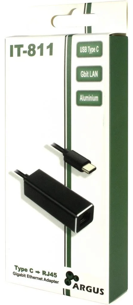 Inter-Tech Argus IT-811 - Netzwerkadapter - USB-C - Gigabit Ethernet, Ansicht 4